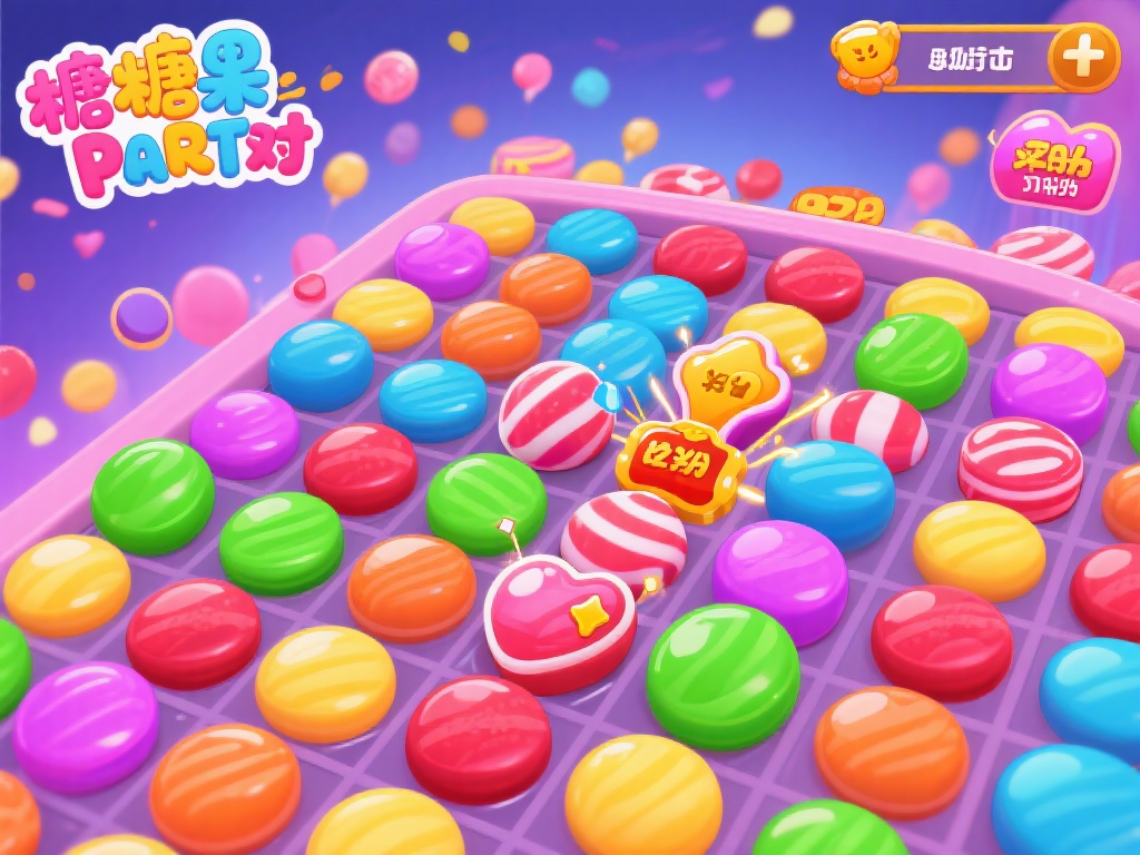 糖果派对作为一款消除类游戏，核心玩法在于通过消除糖