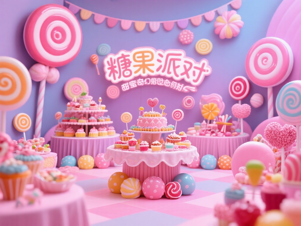 近年来，“糖果派对”的概念风靡全球，不仅局限于孩子