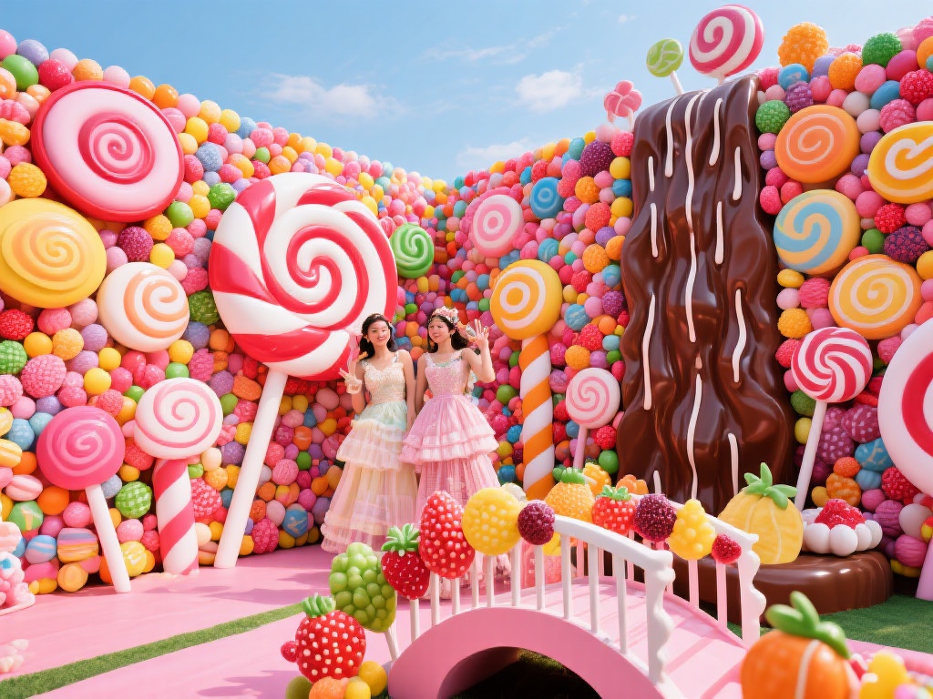 哈尼糖果派对的灵魂，来源于每一颗糖果的独特设计与无