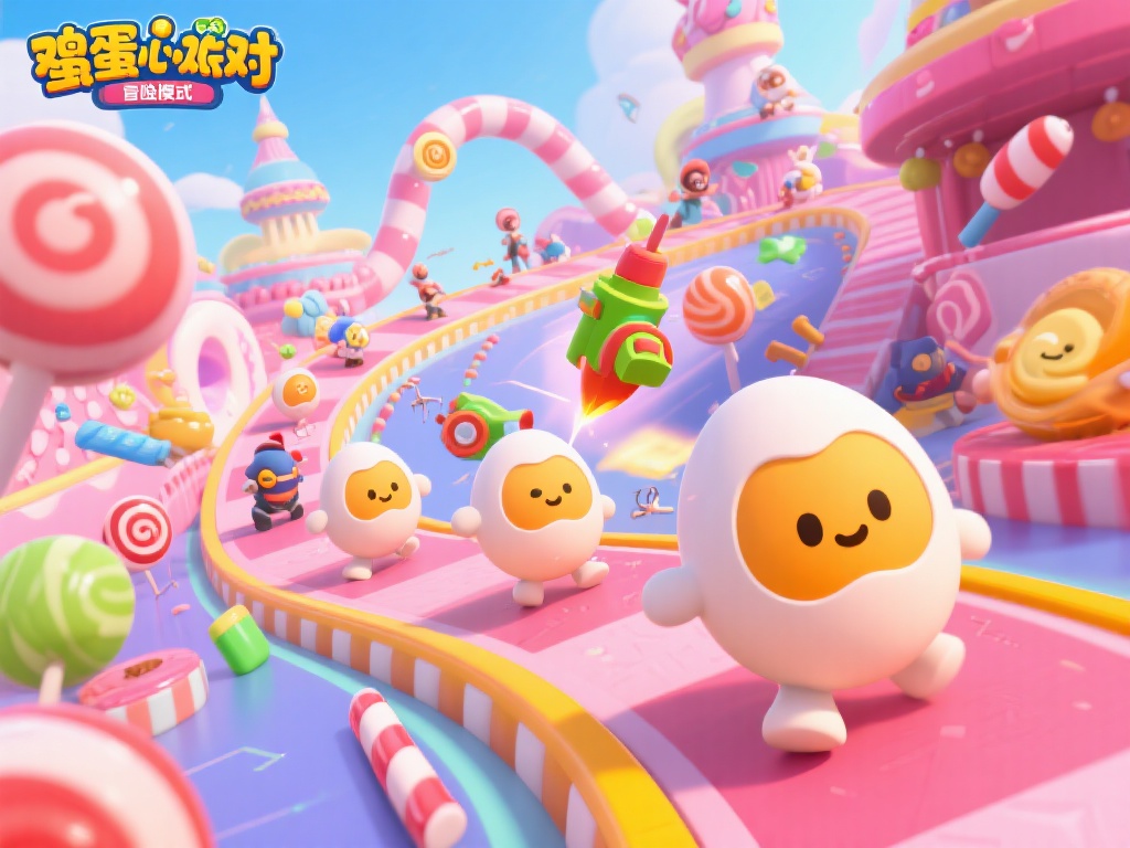 除此之外，《蛋仔派对》的冒险模式充满趣味性和挑战性
