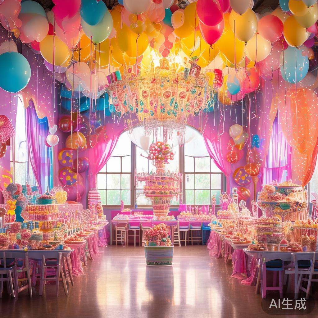 一场成功的糖果派对离不开巧妙的主题设计。可以根据不