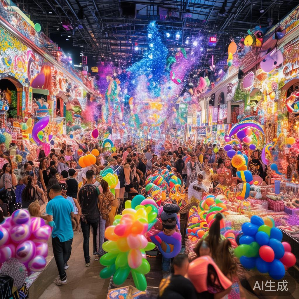 在新余糖果派对欢乐盛典，除了丰富的展览外，更有精彩