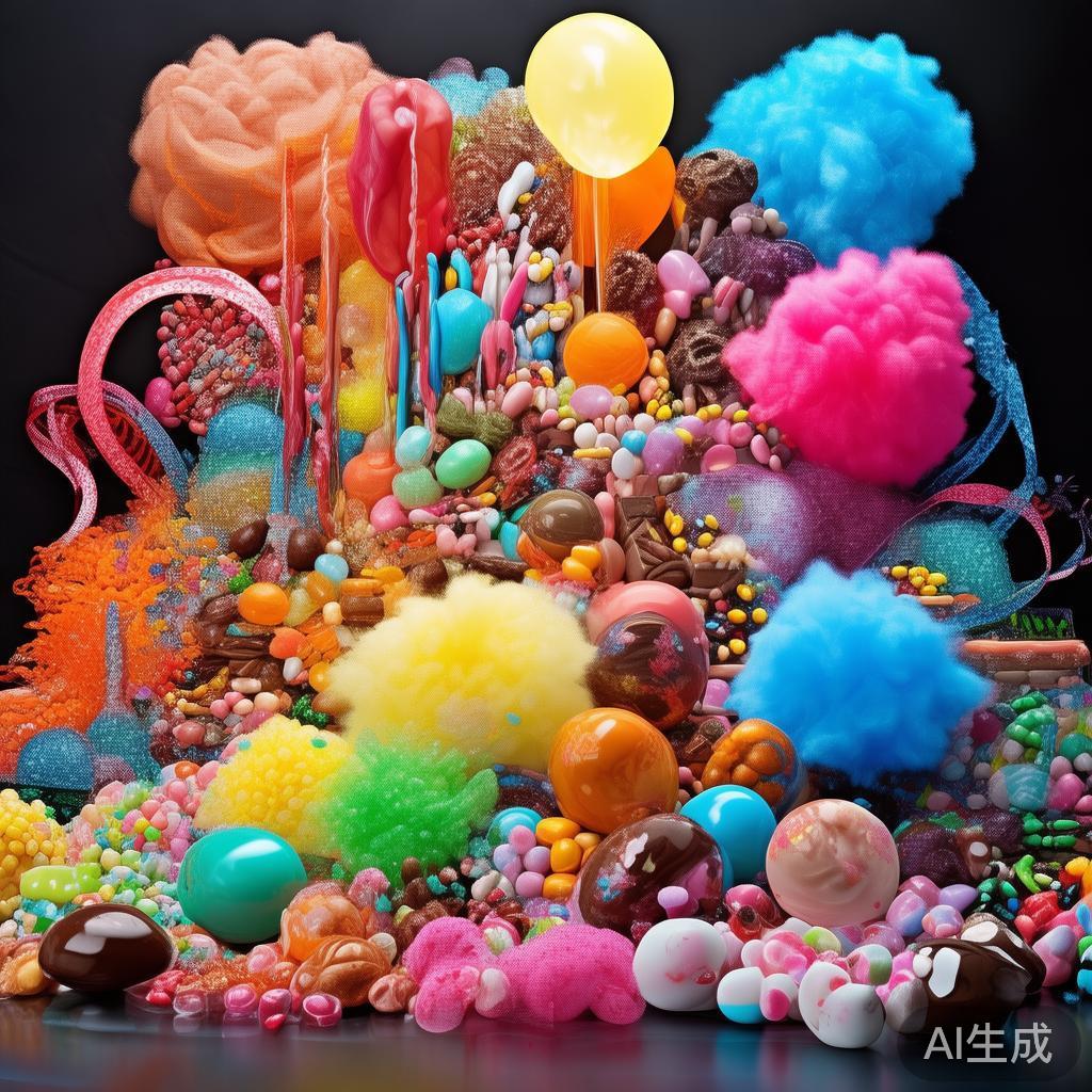 完整的创意派对糖果图设计与装饰指南,打造甜蜜主题派对氛围 多样化的糖果不仅丰富视觉层次,更能激发宾客的兴趣。