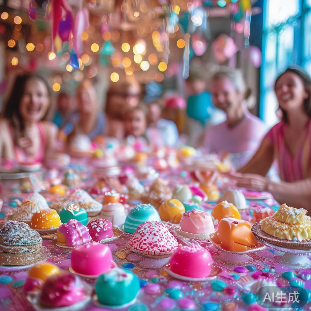甜蜜时光尽在糖果派对,快来一起尽情狂欢吧! 当我们提到“糖果派对”,脑海中便会浮现色彩缤纷的糖